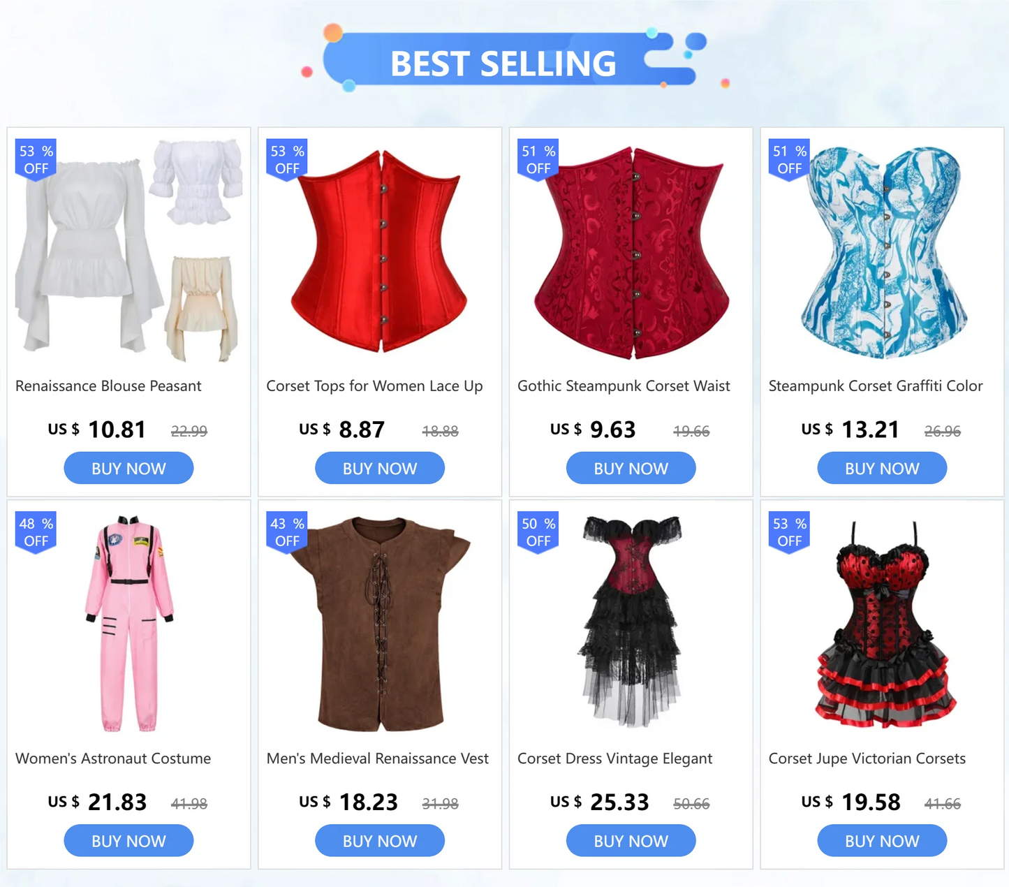 Women's Satin Lace-Up Corset Bustier