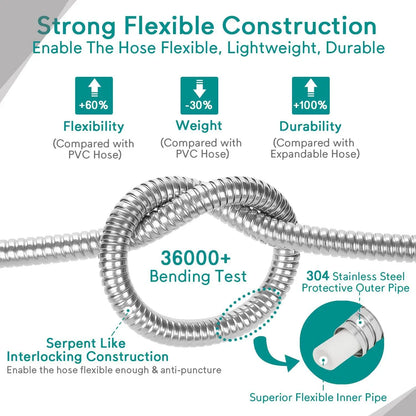 100ft Stainless Steel Garden Hose