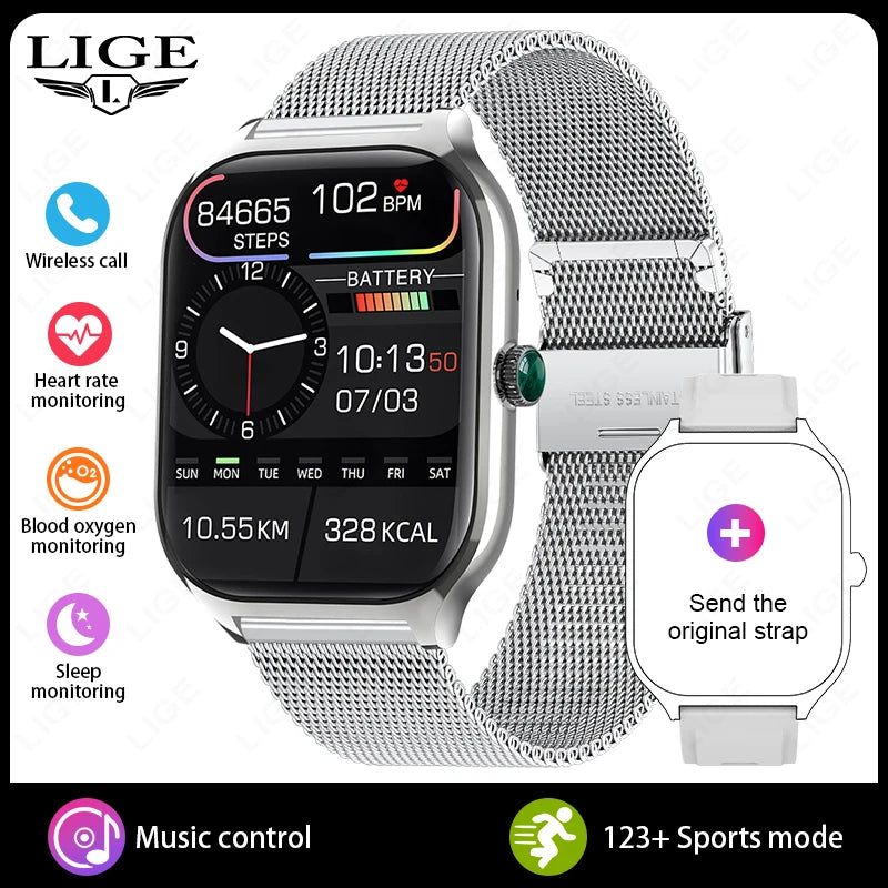 The Smartwatch with a Stunning 2.01” HD Display That Keeps Your Life on Track