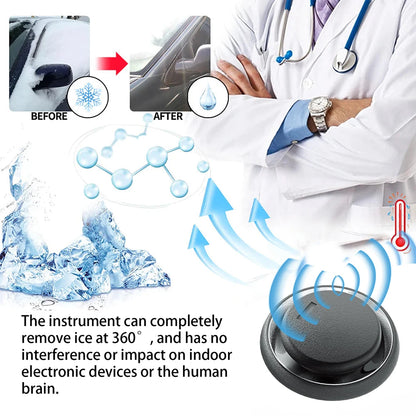 Anti-Freeze Electromagnetic Car Snow Removal Device