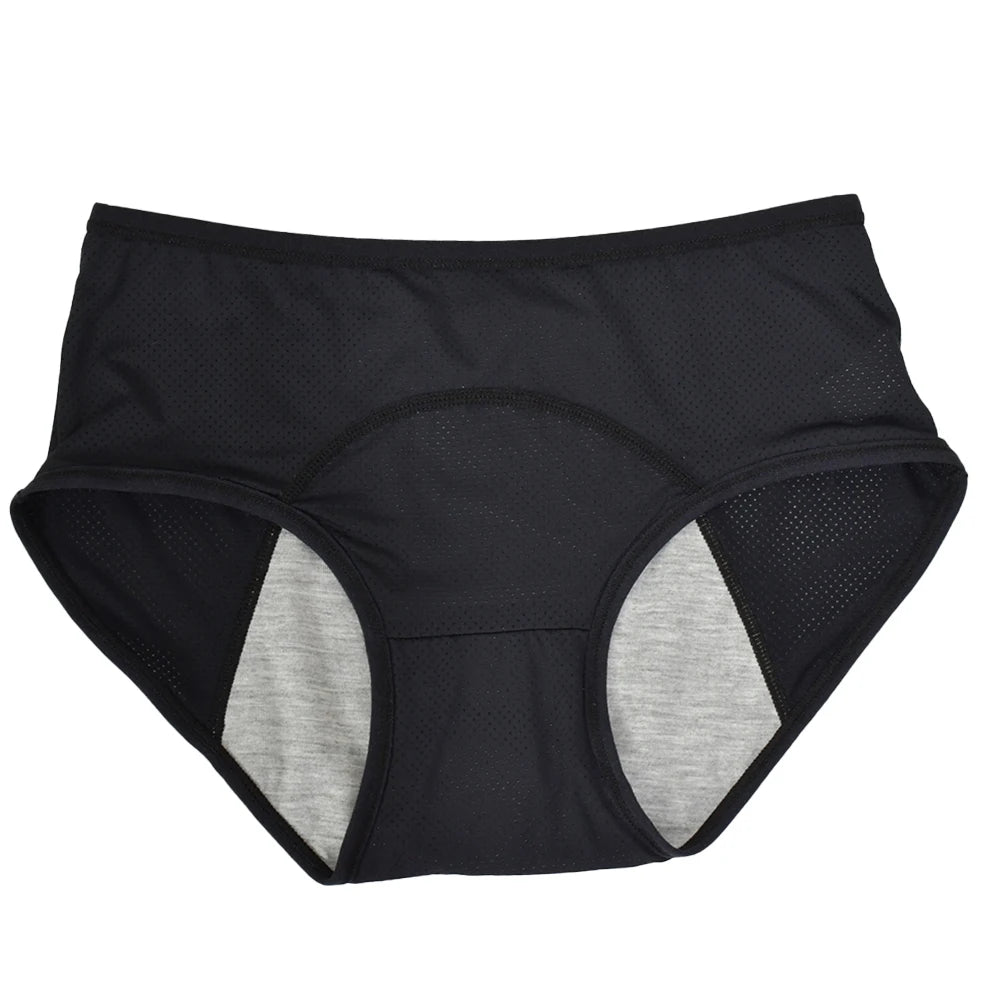 Women's Leak-Proof Mid-Waist Period Panties
