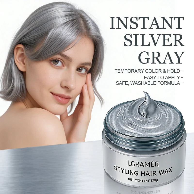 9 Colors Temporary Hair Color Wax Disposable One-Time Use Washable Hair Dye Cream for Party Cosplay DIY Hair Styling