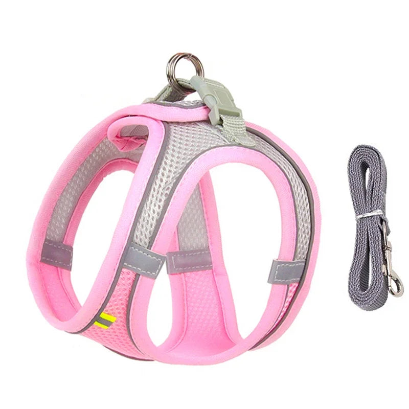 Puppy Harness Set – Adjustable Comfort & Safety for Small Dogs and Cats
