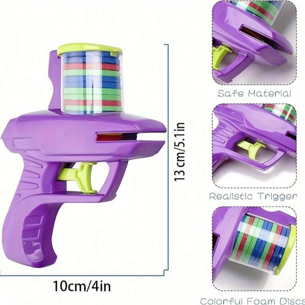 Foam Disc Launcher Toy for Kids Indoor and Outdoor