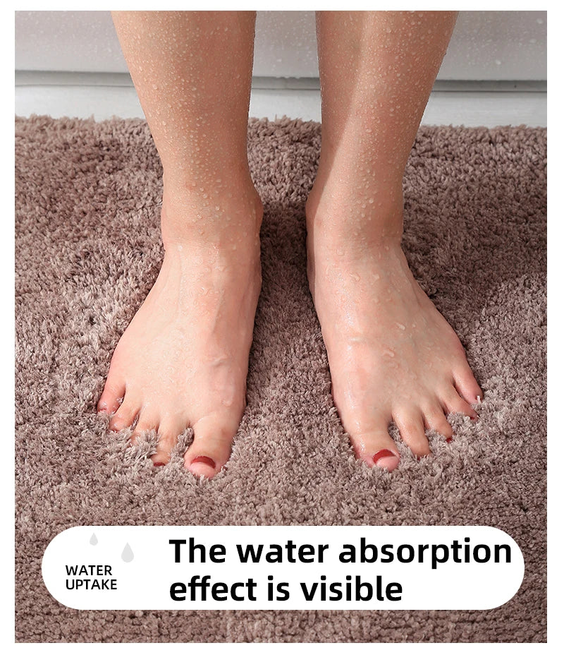 Soft Plush Non-Slip Floor Mat
