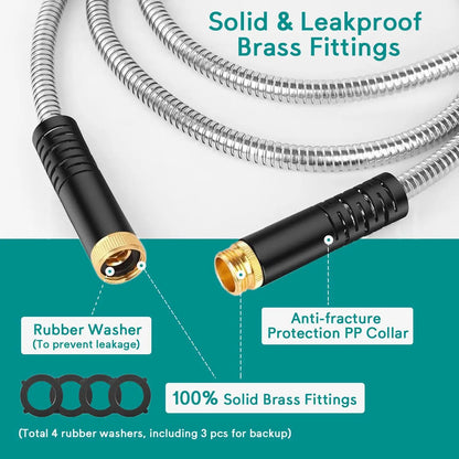 100ft Stainless Steel Garden Hose