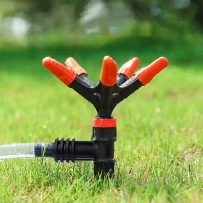 360° Automatic Rotating Garden Sprinkler for Wide & Even Water Coverage