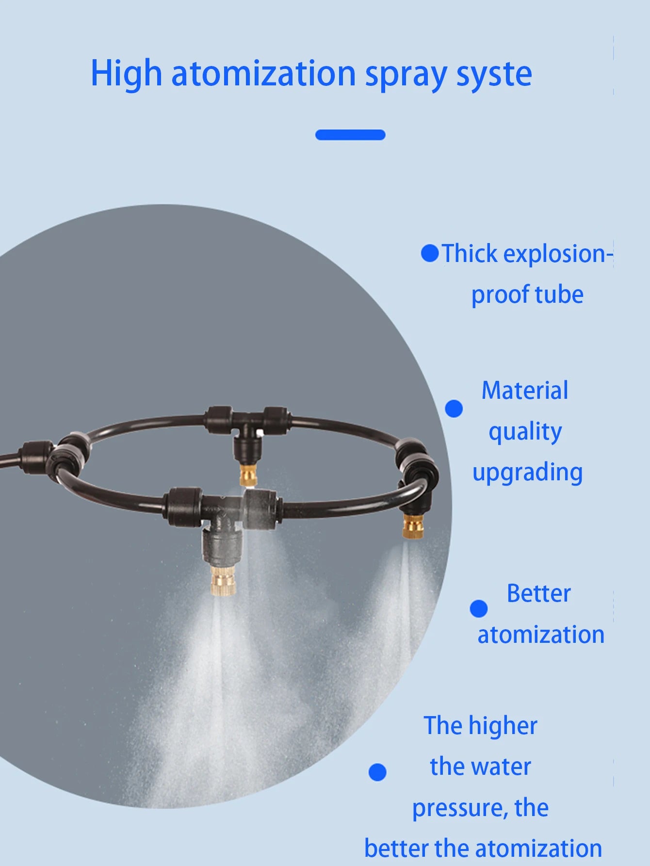 🌿 Smart Garden Misting & Irrigation System – Automatic Watering Kit (5–20m)