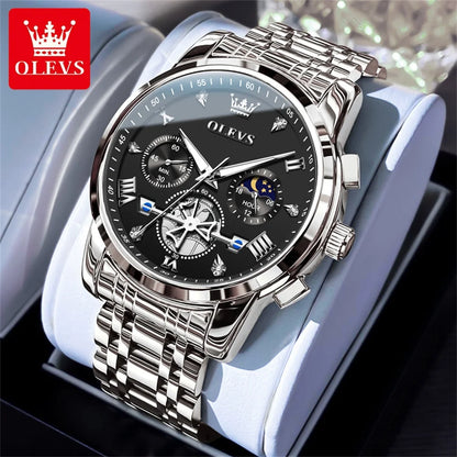 Luxury Moonphase Roman Dial Watch