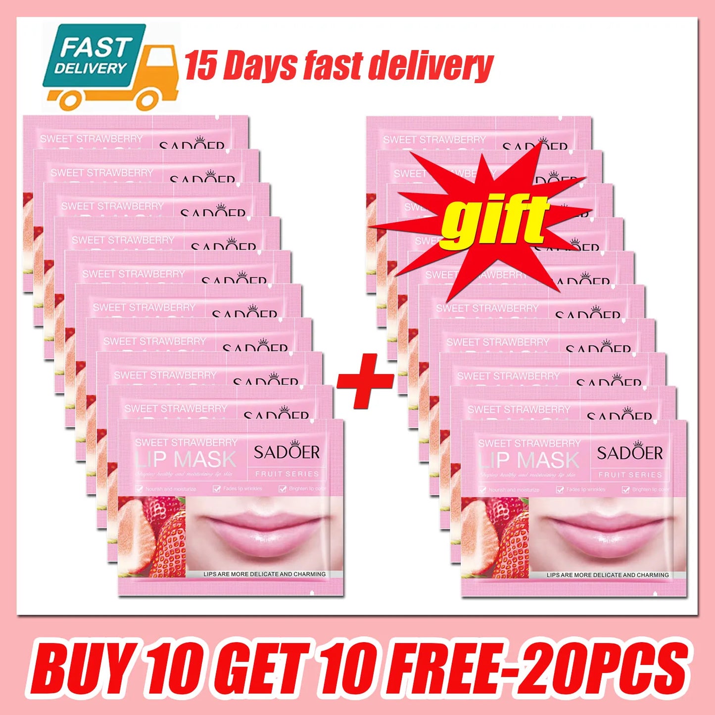 Pink Crystal Collagen Lip Mask