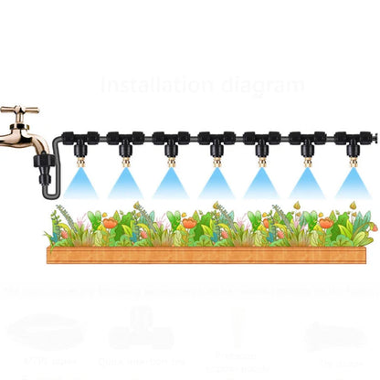 🌿 Smart Garden Misting & Irrigation System – Automatic Watering Kit (5–20m)