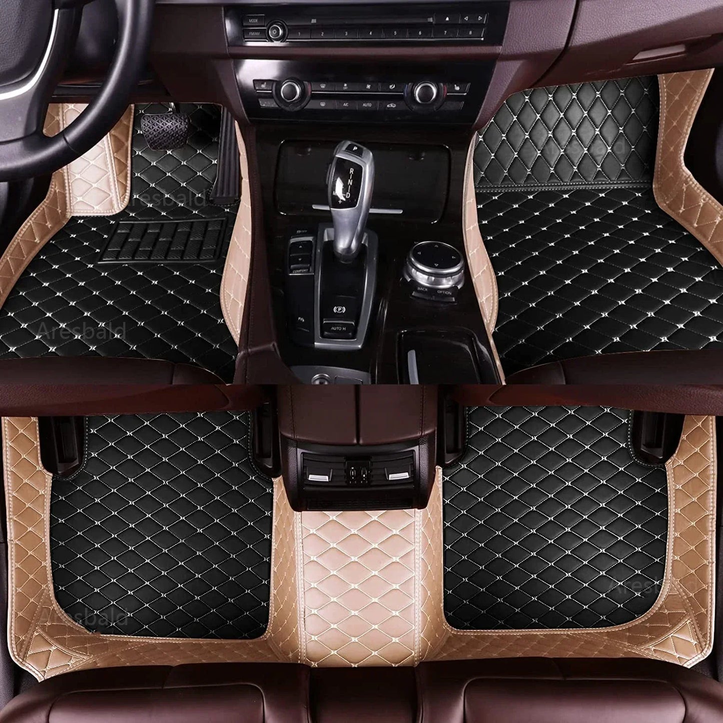 Luxury Waterproof Leather Car Floor Mats