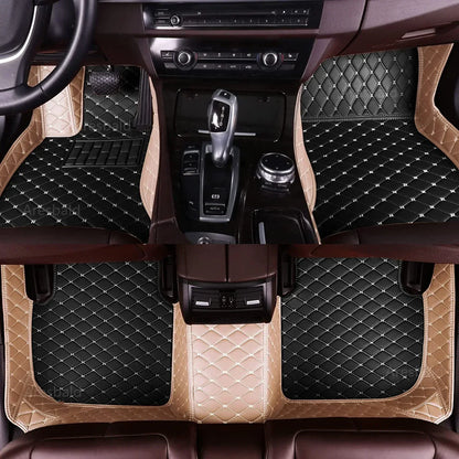 Luxury Waterproof Leather Car Floor Mats