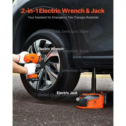 Portable 5-Tonne Hydraulic Car Jack Kit with Remote Control