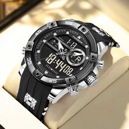 LIGE Elite Men’s Multifunction Sport Wristwatch – Precision Meets Modern Strength