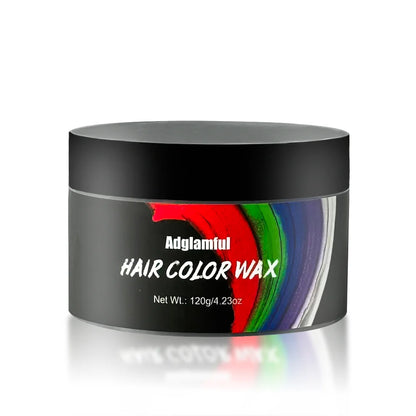 Multi-Color Temporary Hair Wax - Quick & Easy, Damage-Free, Washable, Non-Greasy, One-Time Use for Parties & Events