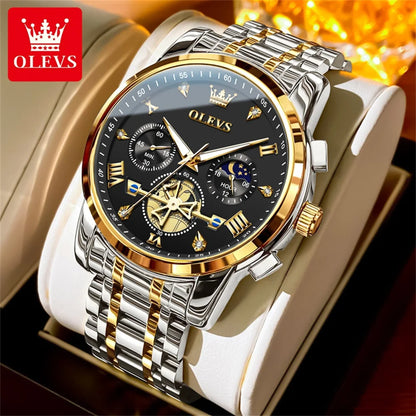 Luxury Moonphase Roman Dial Watch