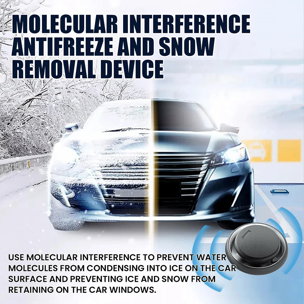Anti-Freeze Electromagnetic Car Snow Removal Device