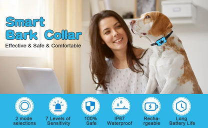 Smart Ultrasonic Anti-Bark Training Collar