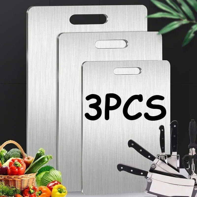 3PCS Stainless Steel Cutting Board