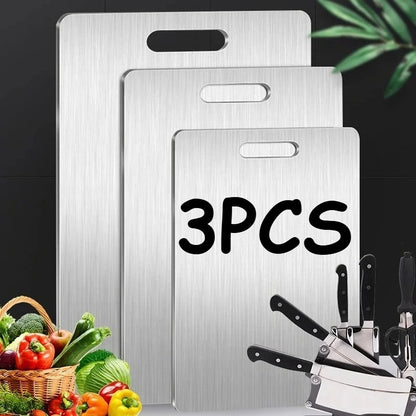 3PCS Stainless Steel Cutting Board