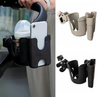 Universal Pram Cup & Bottle Holder with Anti-Slip Design