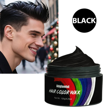 Multi-Color Temporary Hair Wax - Quick & Easy, Damage-Free, Washable, Non-Greasy, One-Time Use for Parties & Events
