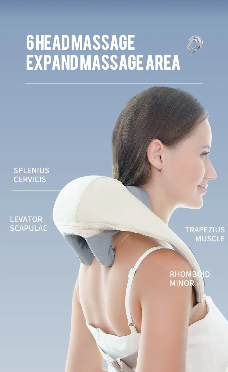 26W Neck, Shoulder & Back Kneading Massager