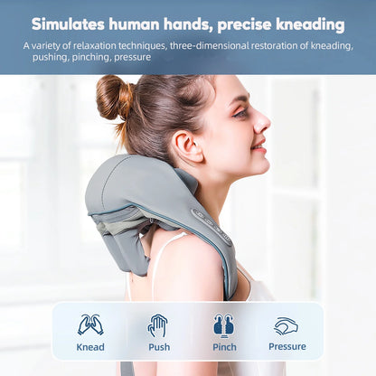26W Neck, Shoulder & Back Kneading Massager