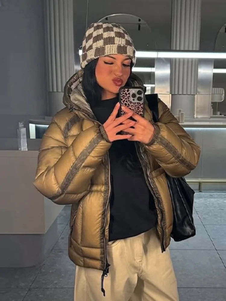 High Street Women’s Hooded Puffer Jacket