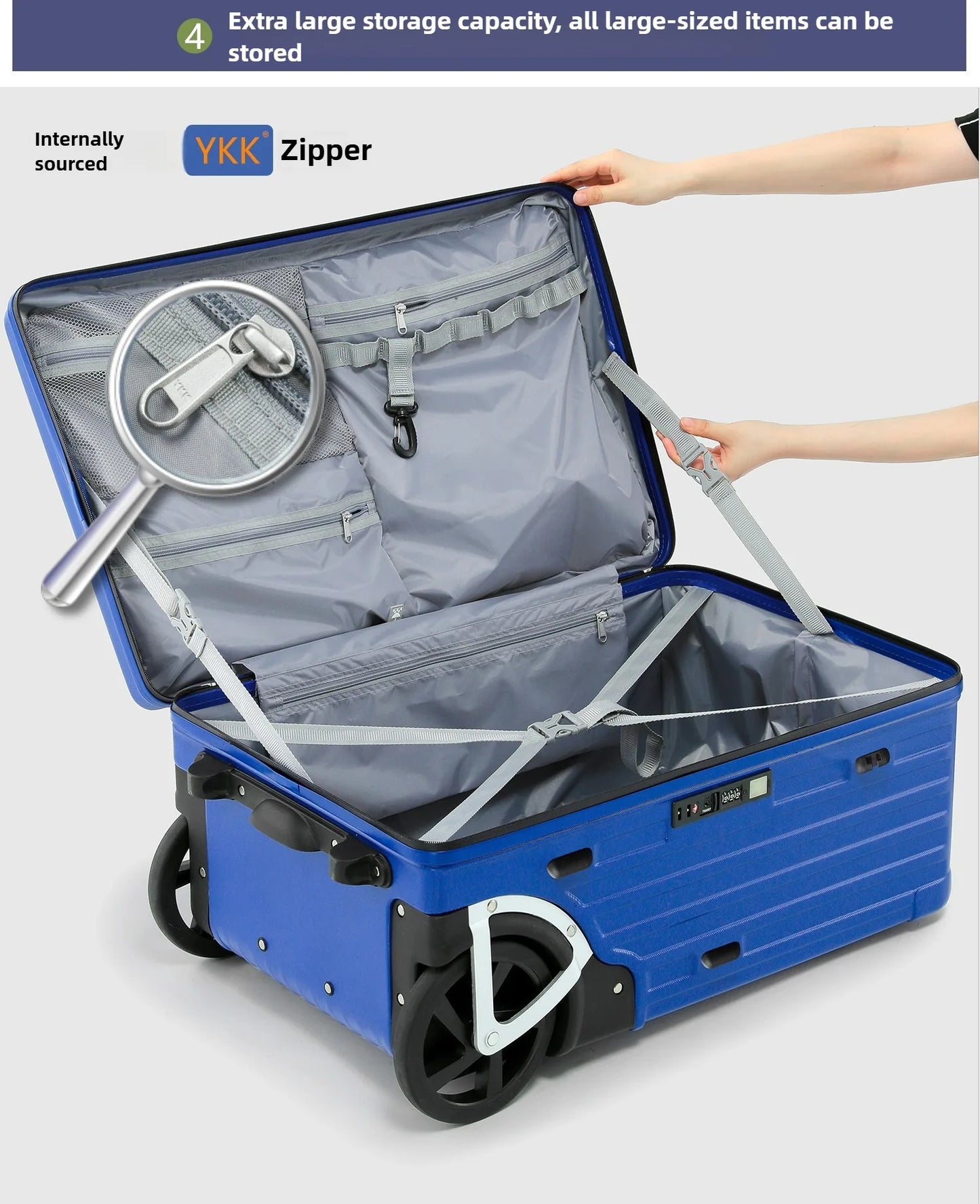 Camping Suitcase with Portable Table