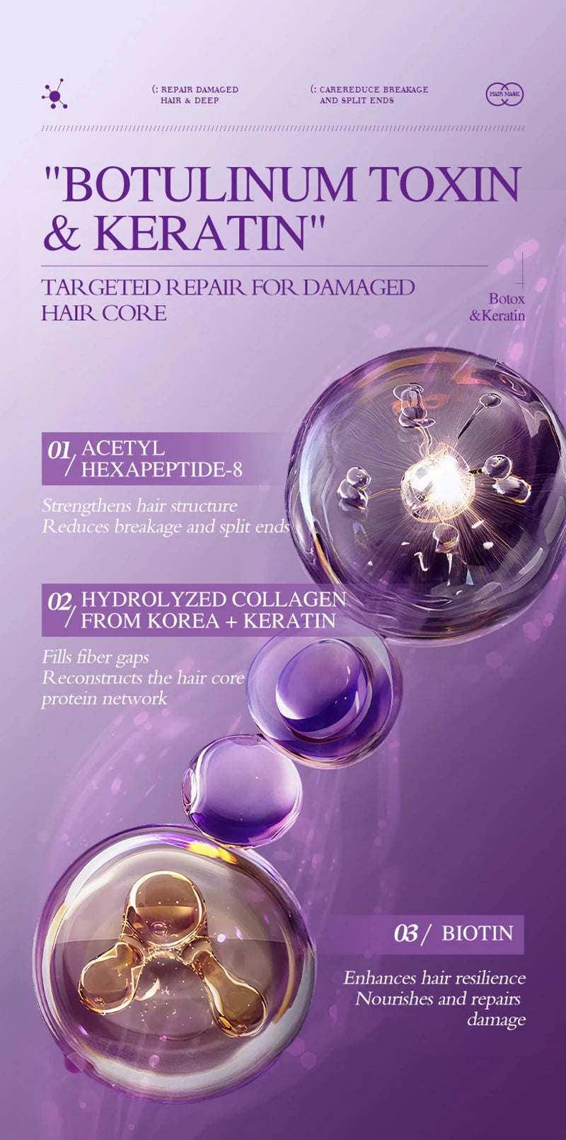 Magical 5-Second Keratin Hair Mask – Deep Repair for Silky, Smooth & Radiant Hair