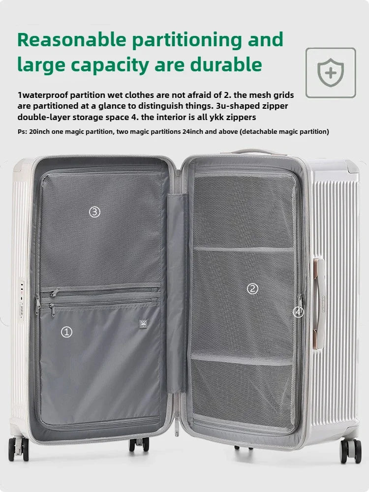 LIGHTGO SilentGlide Suitcase – Ultra-Light Performance for Effortless Travel