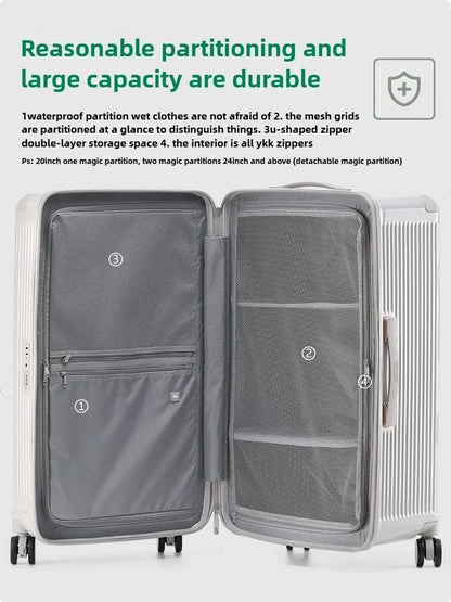 LIGHTGO SilentGlide Suitcase – Ultra-Light Performance for Effortless Travel