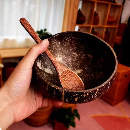 Handcrafted Natural Coconut Bowl Set for a Healthier, More Mindful Dining Experience