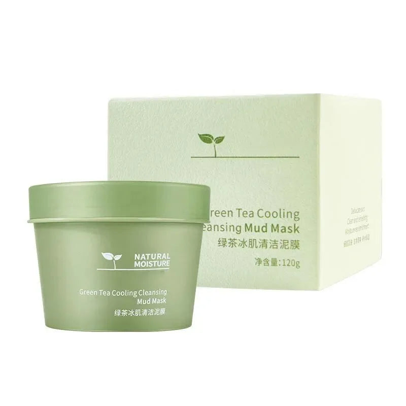 Green Tea Ice Mud Mask – Deep-Clean Clarity for Refreshed, Balanced Skin (120g)