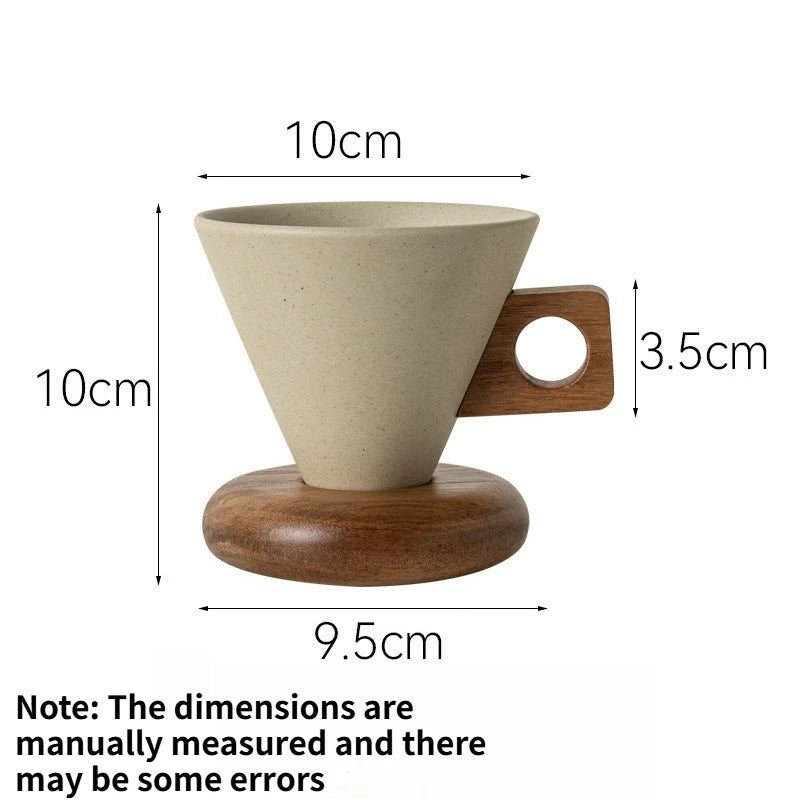 Elegant Vintage Ceramic Coffee Cup & Saucer Set
