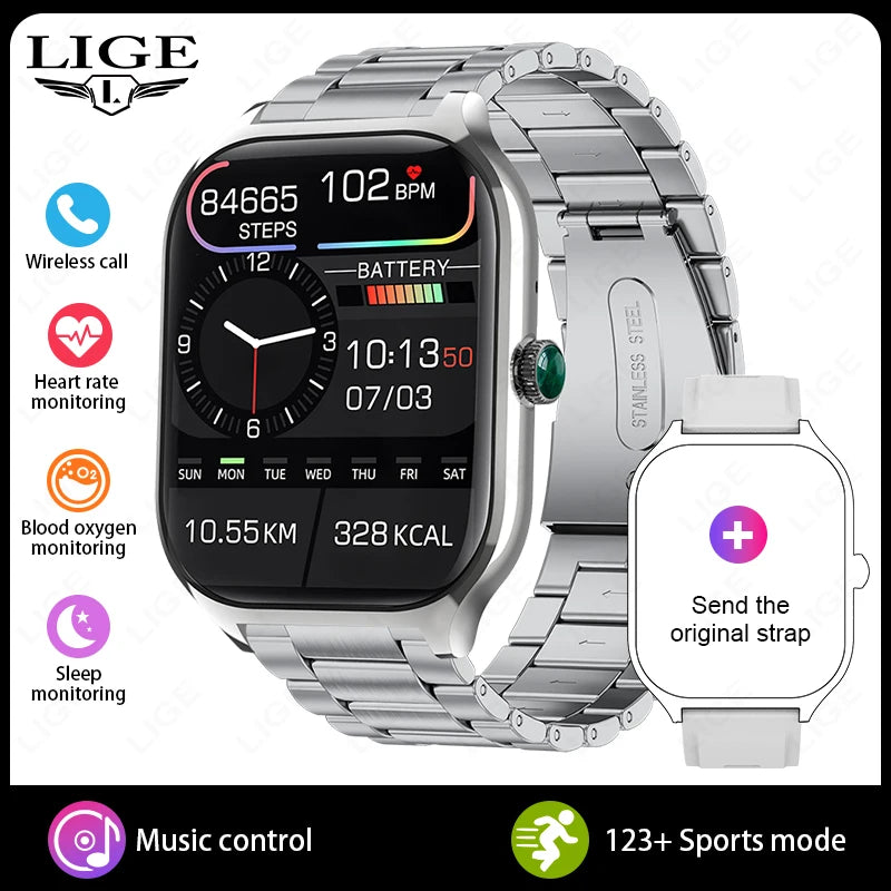 The Smartwatch with a Stunning 2.01” HD Display That Keeps Your Life on Track