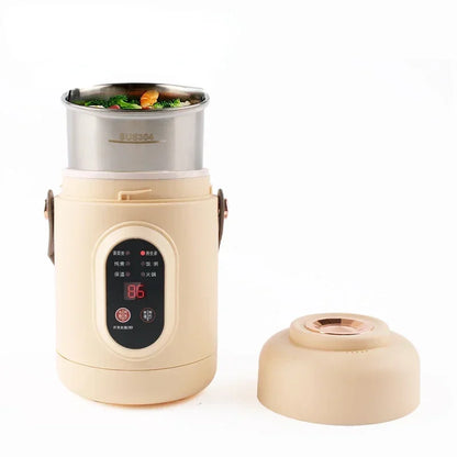 Portable mini electric rice cooker and lunchbox