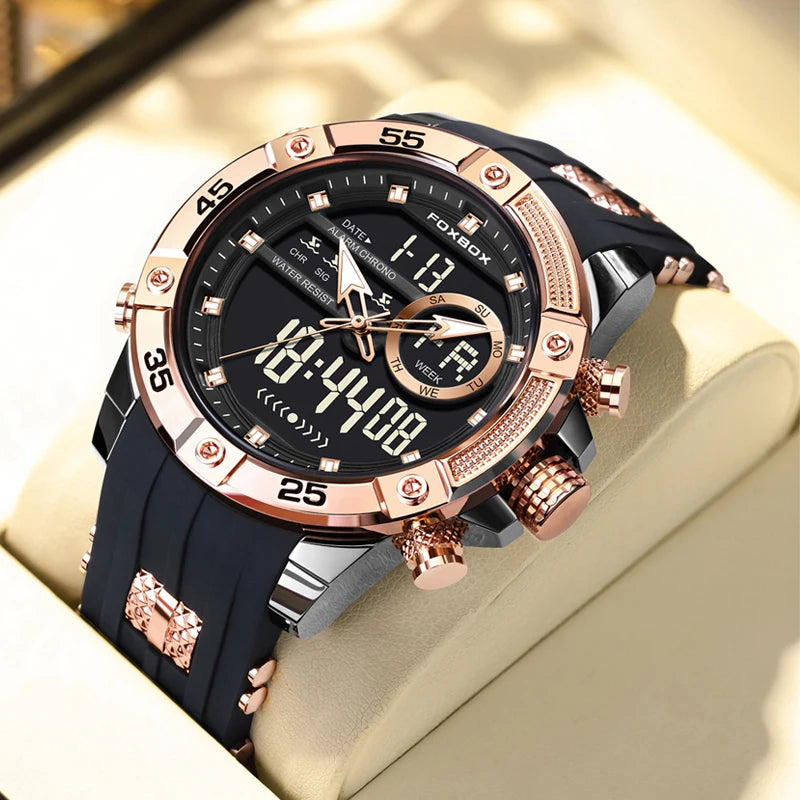 LIGE Elite Men’s Multifunction Sport Wristwatch – Precision Meets Modern Strength