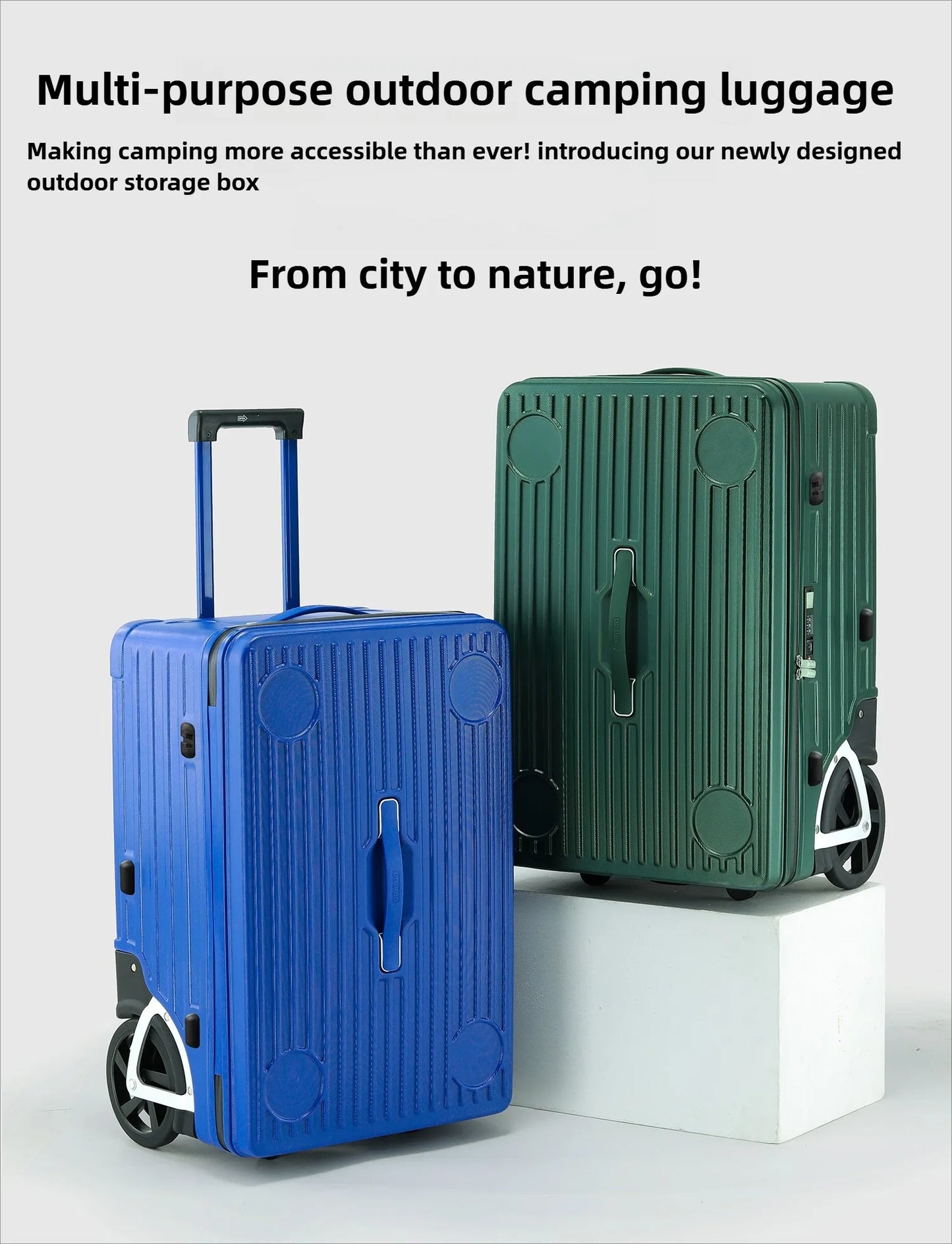 Camping Suitcase with Portable Table