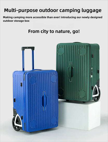Camping Suitcase with Portable Table