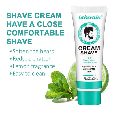 Natural Shaving Cream For Men Facial Care, Rich And Dense Foam Effectively Softens Beard For Easy Shaving Gentle For All Beard T