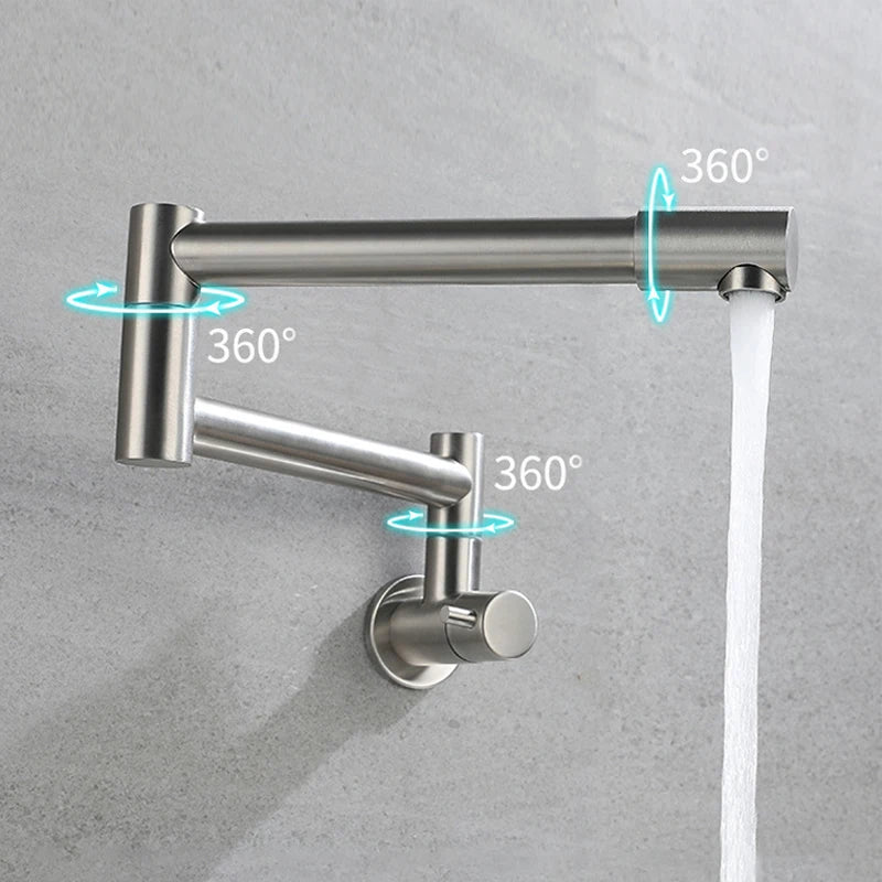 A Kitchen Faucet With a Modern and Space-Saving Design