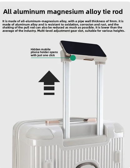 LIGHTGO SilentGlide Suitcase – Ultra-Light Performance for Effortless Travel
