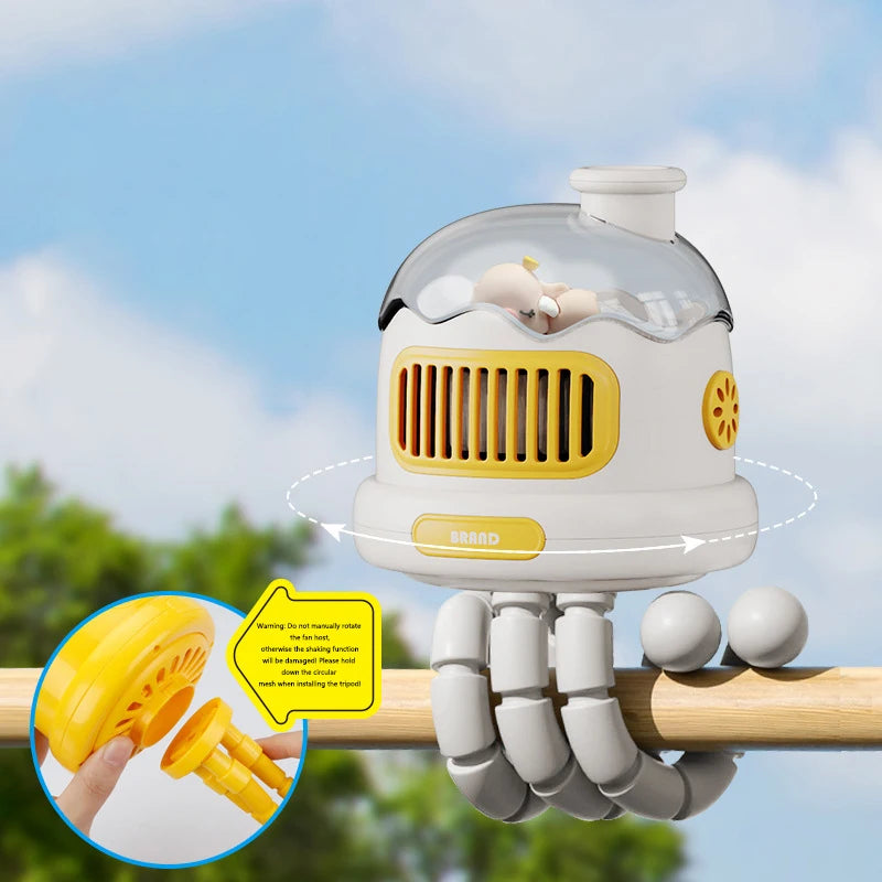 Rechargeable Baby Fan – Cool Comfort on the Go