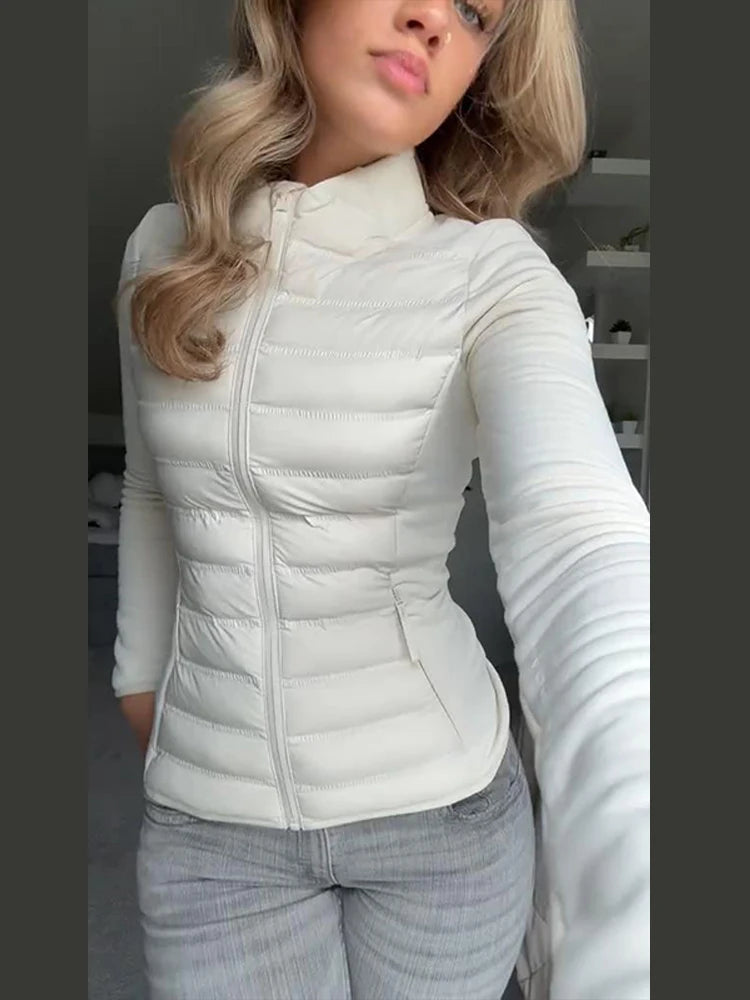 Women’s Elegant Quilted Cotton Jacket