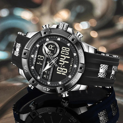 LIGE Elite Men’s Multifunction Sport Wristwatch – Precision Meets Modern Strength