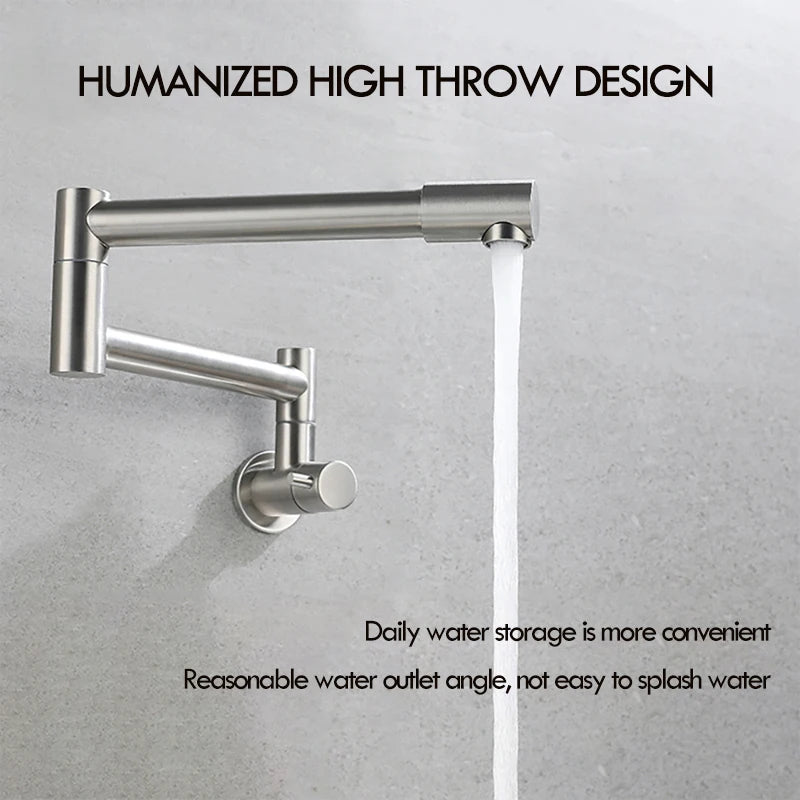 A Kitchen Faucet With a Modern and Space-Saving Design