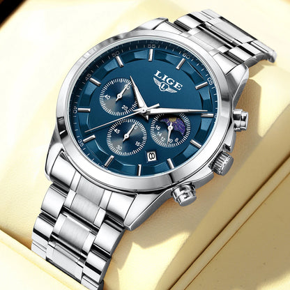 Elevate Your Style: Luxury Quartz Chronograph Watch for Gentlemen